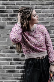 PINKLEOPARDSWEATER - Enska