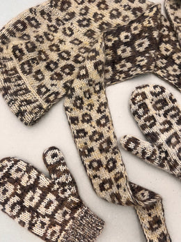 THELMAHOODIE&MITTENS DELUX LEOPARD