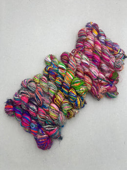 Multicolor sari silk