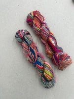 Multicolor sari silk